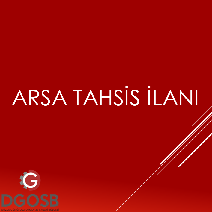 Arsa Tahsis İlanı 